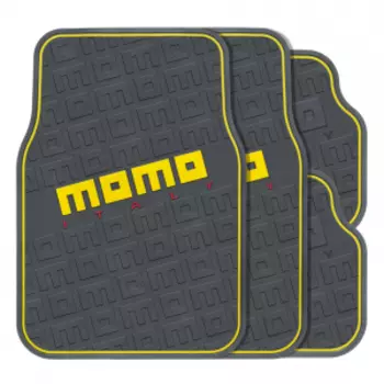 Коврики автомобильные "MOMO", серия "TUNING" MOMO-502 BK/YE