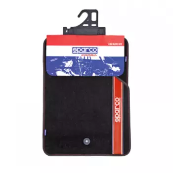 Ковры автомобильные "SPARCO", серия "Racing" SPC/RCN-404 BK/RD