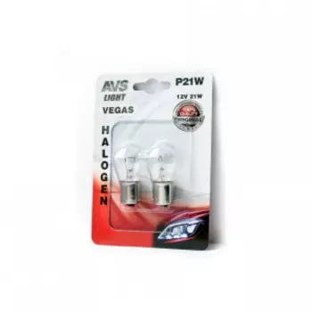 Лампа AVS Vegas в блистере 12V. P21W(BA15S) A78475S