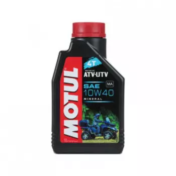 Масло моторное минеральное 4-тактное для квадроциклов Motul Motul 4T 10W-40 ATV-UTV (1л) 105878