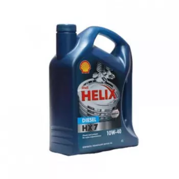 Масло моторное полусинтетическое Helix Diesel HX7 10W-40, 4л 550046373