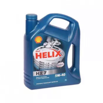 Масло моторное полусинтетическое Shell Helix HX7 5W-40 (4л) 550051497