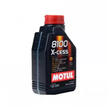 Масло моторное синтетическое Motul 8100 X-CESS 5W-40 100% Synt (1л) 102784