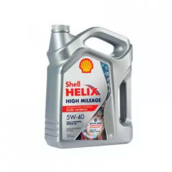 Масло моторное синтетическое Shell Helix HIGH MILEAGE 5W-40 (4л) 550050425