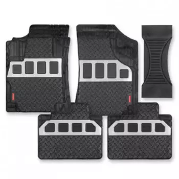 Модельные коврики с металлизированной вставкой MAT700 BK