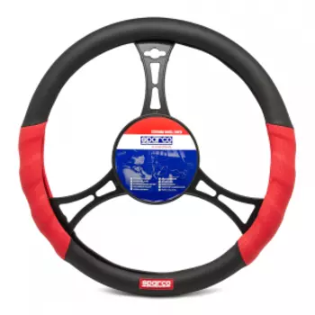 Оплётка на руль "SPARCO", серия "Racing" SPC/RCN-082 BK/RD (M)