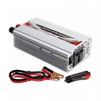 Преобразователь напряжения (инвертор) автомобильный 12/220V 1500W / 43744