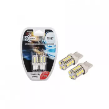 Светодиодные лампы Xenite TS187 12V (T20/W21W/ 7440) Яркость+50% б-р 2шт 1009293