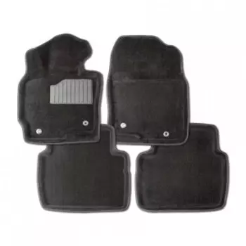 Ворсовые коврики 3D для Hyundai Solaris II 2016- / 88511