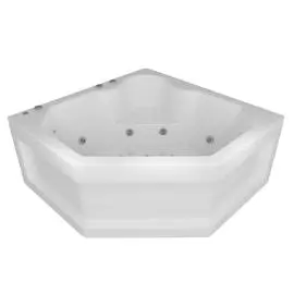 Акриловая ванна Акватек Лира 150х150 на каркасе