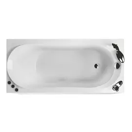 Акриловая ванна Акватика Юниор 150х70 на каркасе