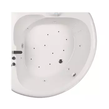 Акриловая ванна Акватика Тема 140х140 Basic на каркасе