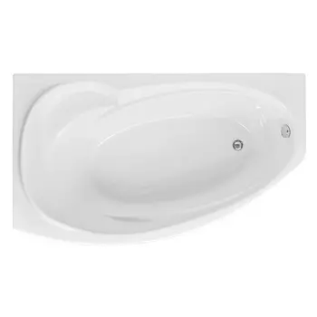 Акриловая ванна Aquanet Jersey 170х100 левая на каркасе