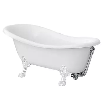 Акриловая ванна ArtCeram Hermitage 170х80 HEW001 76 на ножках