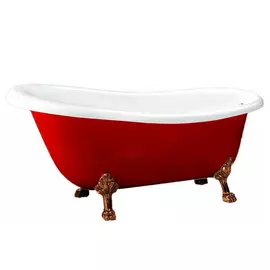 Акриловая ванна BelBagno BB04-ROS