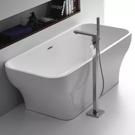 Акриловая ванна BelBagno BB73-1700-W0 на каркасе