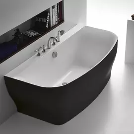 Акриловая ванна Belbagno 165х78 BB74-NERO-W0