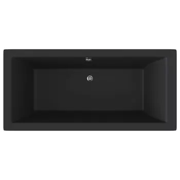 Акриловая ванна Berges Tari 170x80 черный матовый