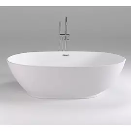 Акриловая ванна Black&White Swan 180х90 на каркасе