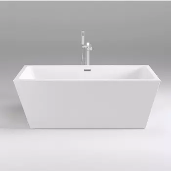 Акриловая ванна Black&amp;White Swan 160х80 на каркасе