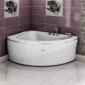 Акриловая ванна Радомир Альбена 168х120 правая на каркасе