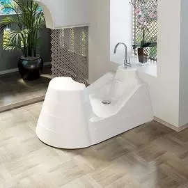 Акриловая ванна Радомир Вуду 120х80 на каркасе