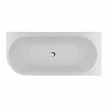 Акриловая ванна Riho Desire 184х84 левая Led на ножках