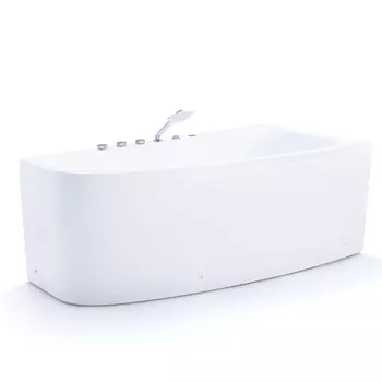 Акриловая ванна SSWW A2203R/CGSP 170х85х64 с гидромассажем