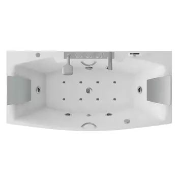 Акриловая ванна SSWW AU858L/H168HBBT 180х90х70 с гидромассажем