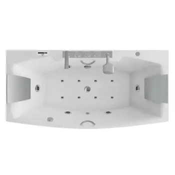 Акриловая ванна SSWW AU858R/H168HBBT 180х90х70 с гидромассажем