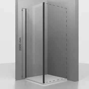 Боковая панель RGW Z-050-3-B 90х200 стекло прозрачное