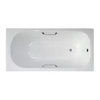 Чугунная ванна Byon B13 150х70 на ножках, с ручками