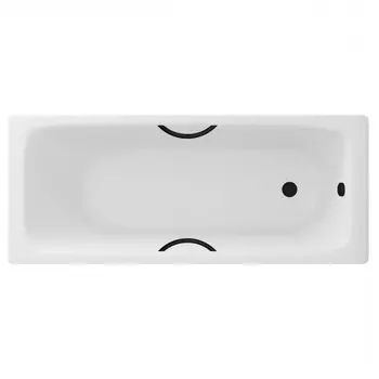 Чугунная ванна Delice Biove 170х75 DLR220509RB с ручками