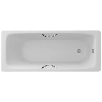 Чугунная ванна Delice Biove 170х75 с ручками