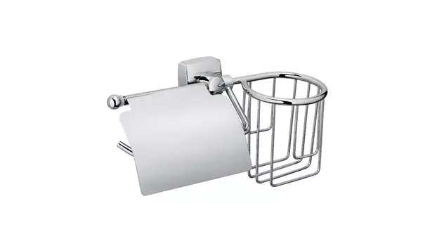 Держатель для туалетной бумаги Fixsen Kvadro FX-61309+10 с держателем дезодоранта