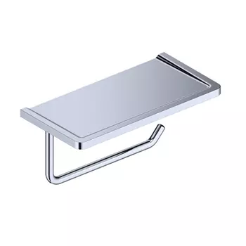 Держатель для туалетной бумаги WasserKRAFT K-1325 с полочкой для телефона