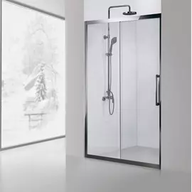 Душевая дверь Aquanet Delta NPE6121 140, прозрачное стекло