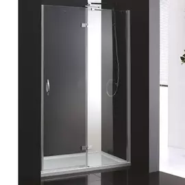 Душевая дверь Cezares Bergamo B12 100 C Cr L прозрачное стекло, профиль хром левая