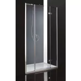 Душевая дверь Cezares Bergamo B13 40 60/40 C Cr R прозрачное стекло, профиль хром правая