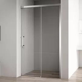 Душевая дверь Cezares Duet Soft BF-1-130-C-Cr прозрачное стекло, профиль хром