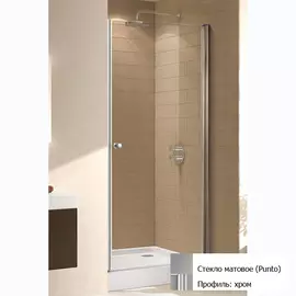 Душевая дверь Cezares Eco B1 95 P Cr матовое стекло, профиль хром