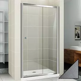 Душевая дверь Cezares Pratico BF1 150 P Cr стекло матовое, профиль хром