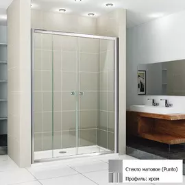 Душевая дверь Cezares Pratico BF 2 200 P Cr матовое стекло, профиль хром