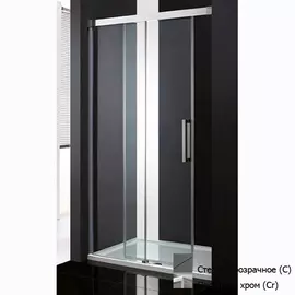 Душевая дверь Cezares Premier SOFT BF 1 120 C Cr прозрачное стекло, профиль хром IV