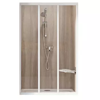 Душевая дверь Ravak ASDP3 80 белая + Транспарент