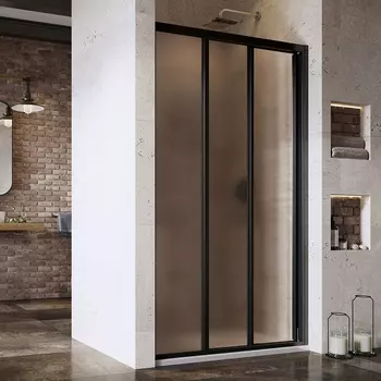 Душевая дверь Ravak ASDP3-90 198 черный + Грапе