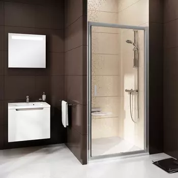 Душевая дверь Ravak BLDP2 100 белый + Грапе