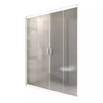 Душевая дверь Ravak BLDP4 150 белый + Грапе