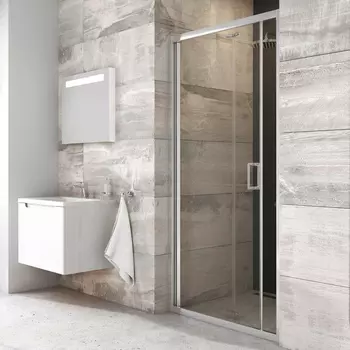 Душевая дверь Ravak BLDZ2-80 блестящая + Транспарент