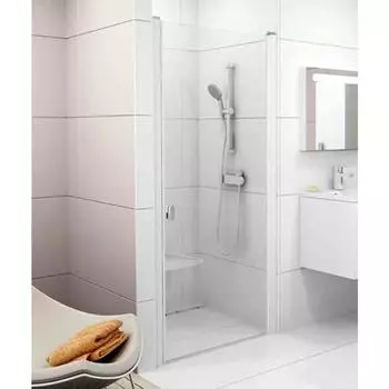 Душевая дверь Ravak CSD1 80 сатин + Транспарент